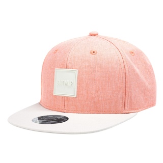 Smith&Miller Basecap Davis Snapback Cap korallrot - 1 Stück
